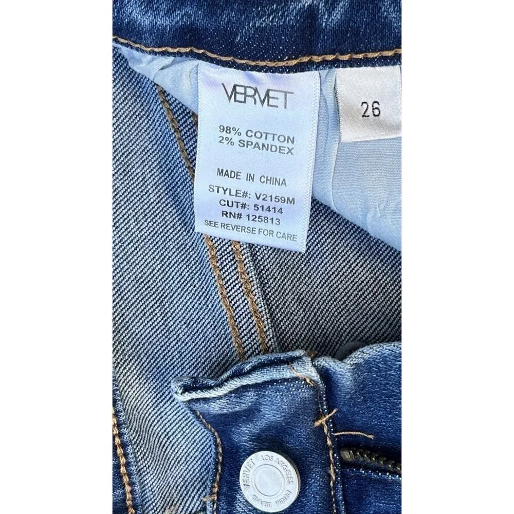 Vervet By Flying Monkey Amber Mid-Rise Skinny Jeans for Women - Size 26 - Picture 7 of 16